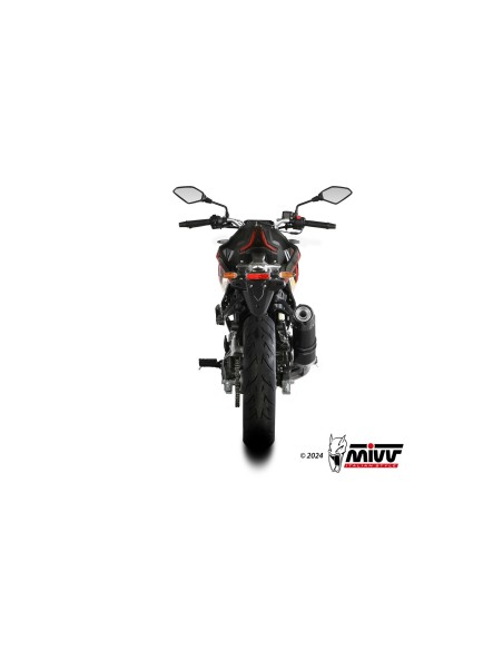 escape completo mivv 1x1 gp black con tapa carbono voge brivido 125r 2023 24 vo 002 lxbc
