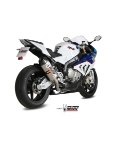 escape completo mivv 4x2x1 speed edge st steel con tapa carbono bmw s 1000 rr 2015 16 2