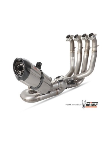 escape completo mivv 4x2x1 suono st steel con tapa carbono honda cbr 1000 rr 2008 13