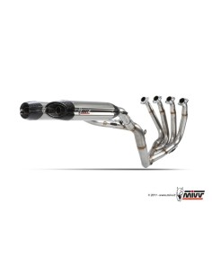 escape completo mivv 4x2x2 suono st steel con tapa carbono yamaha yzf 1000 r1 2009 14
