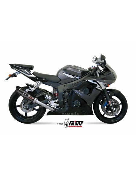 silencioso mivv gp carbon c tapa carbono yamaha yzf 600 r6 2003 05 y 013 l2sc