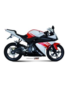 escape completo mivv 1x1 suono black con tapa carbono yamaha yzf r125 2008 13 y 030 l9 2