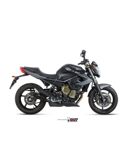 silencioso mivv double gun black yamaha xj6 xj6 diversion 2009 16 y 032 ldgb