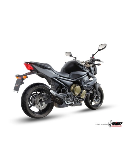 silencioso mivv double gun black yamaha xj6 xj6 diversion 2009 16 y 032 ldgb
