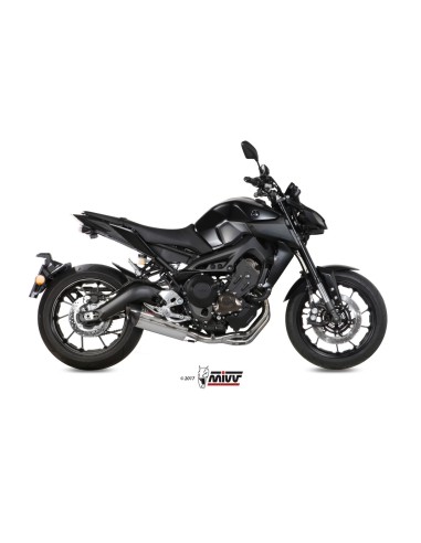 escape completo mivv 3x1 suono st steel con tapa carbono yamaha mt 09 fz 09 2013 20