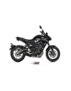 escape completo mivv 3x1 suono black con tapa carbono yamaha mt 09 fz 09 2013 20