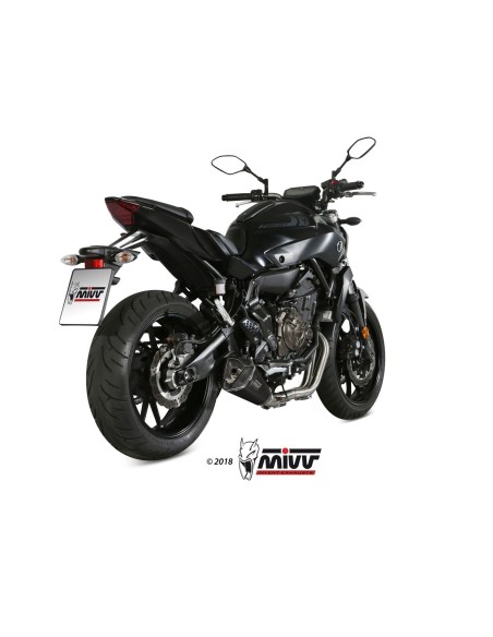 escape completo mivv 2x1 delta race black yamaha mt 07 fz 07 2014 20 y 044 ldrb