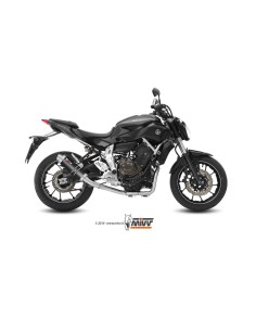 escape completo mivv 2x1 gp carbon yamaha mt 07 fz 07 2014 24 y 045 l2s