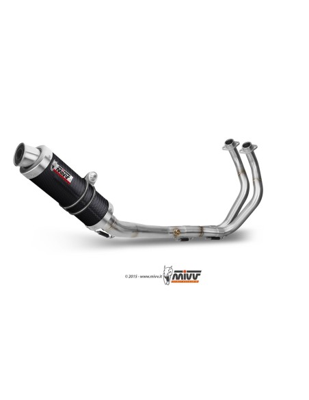 escape completo mivv 2x1 gp carbon yamaha mt 07 fz 07 2014 24 y 045 l2s