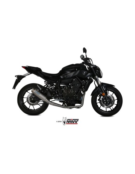 escape completo mivv 2x1 gp pro titan yamaha mt 07 fz 07 2014 20 y 045 l6p