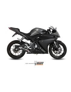 escape completo mivv 1x1 gp carbon yamaha mt 125 2015 19 yzf r125 2014 18 y 047 l2s 2