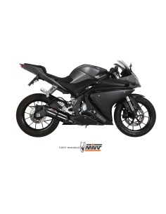 escape completo mivv 1x1 suono black tapa carbono yamaha mt 125 2015 19 yzf r125 2014 18 2