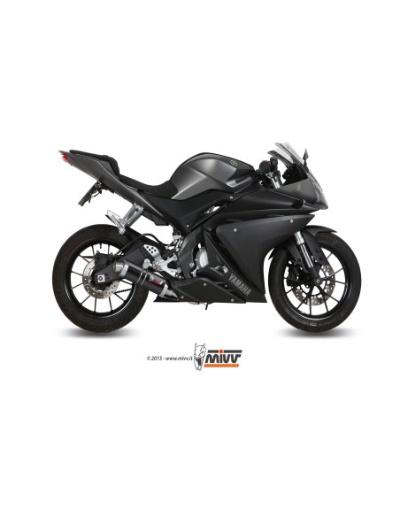 escape completo mivv 1x1 gp black yamaha mt 125 2015 19 yzf r125 2014 18 y 047 lxb