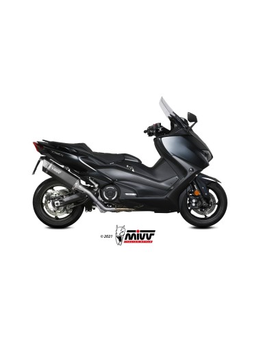 escape completo mivv 2x1 sr 1 black titanium yamaha t max 560 2020 21 y 061 lr1tb