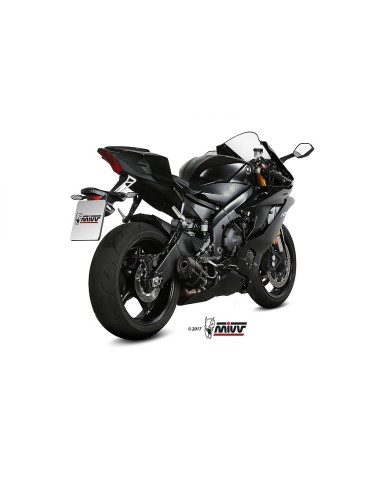 silencioso mivv suono acero negro carbon yamaha yzf 600 r6 2017 21 y 063 l9