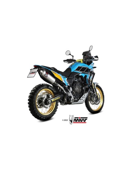 silencioso mivv dakar st acero yamaha tenere 700 2019 26 y 064 ldkx