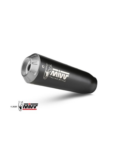 escape completo mivv 1x1 x m1 black yamaha mt 125 2020 24 yzf r125 2019 24 y 067 lc4b