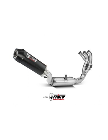 escape completo mivv 3x1 oval carbono con tapa carbono yamaha tracer 9 gt 2021 24
