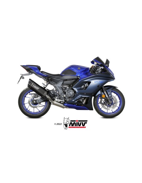 escape completo mivv 2x1 sr 1 black titanium yamaha yzf r7 2022 24 y 071 lr1tb