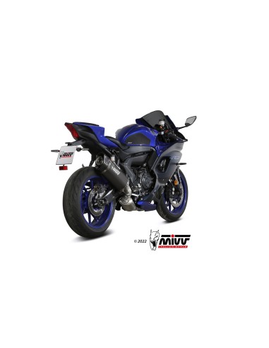 escape completo mivv 2x1 sr 1 black titanium yamaha yzf r7 2022 24 y 071 lr1tb