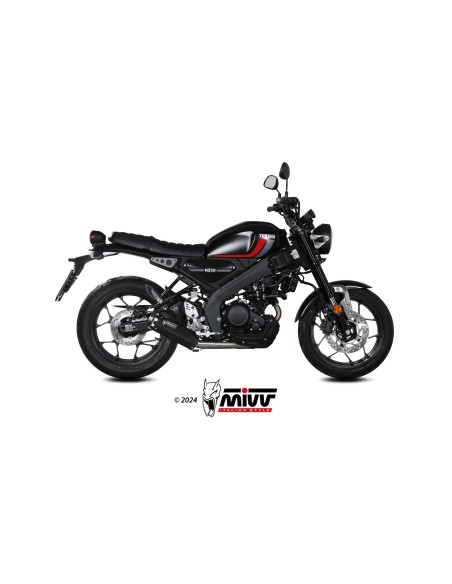 escape completo mivv 1x1 hr 1 black yamaha xsr 125 2022 24 y 075 lh1ba