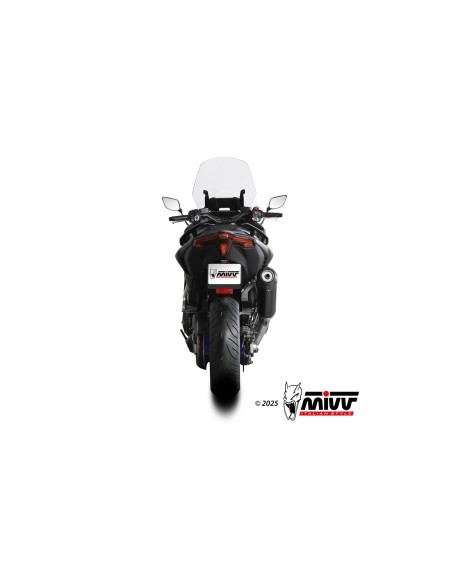 escape completo mivv 2x1 oval black con tapa de carbono yamaha t max 560 2025 y 080 lvc