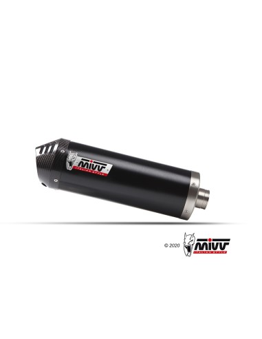 escape completo mivv 2x1 oval black con tapa de carbono yamaha t max 560 2025 y 080 lvc