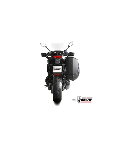 escape completo mivv 3x1 ak 1 titanium con tapa carbono yamaha tracer 9 gt gt 2025 26
