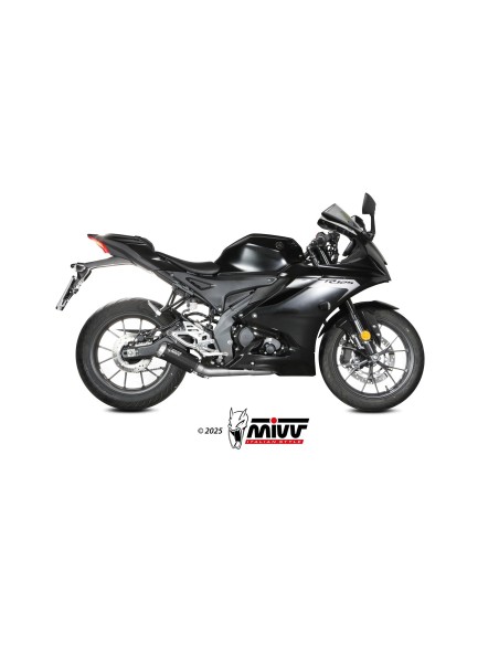 escape completo mivv 1x1 mk3 black yamaha mt 125 yzf r125 2025 y 085 sm3b