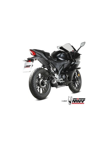 escape completo mivv 1x1 mk3 black yamaha mt 125 yzf r125 2025 y 085 sm3b