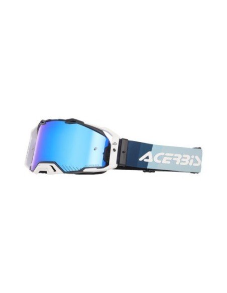 gafas off road acerbis vulcan mirror 0027508 motocross enduro lente espejo blanco neg