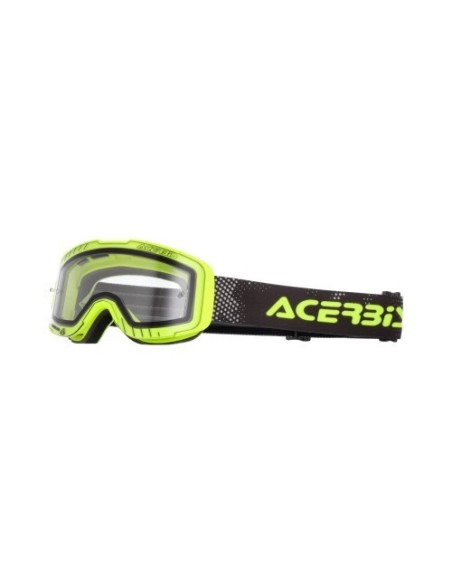 gafas infantiles off road acerbis vanguard kid 0027525 063 amarillo fluor lente transparen