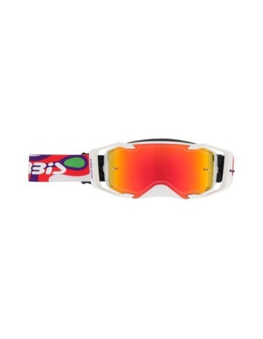 gafas off road acerbis vortex mirror 0027785 motocross enduro lente espejo blanco rojo