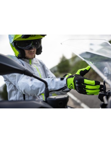 guantes acerbis ramsey my vented amarillo y negro 0023478 318