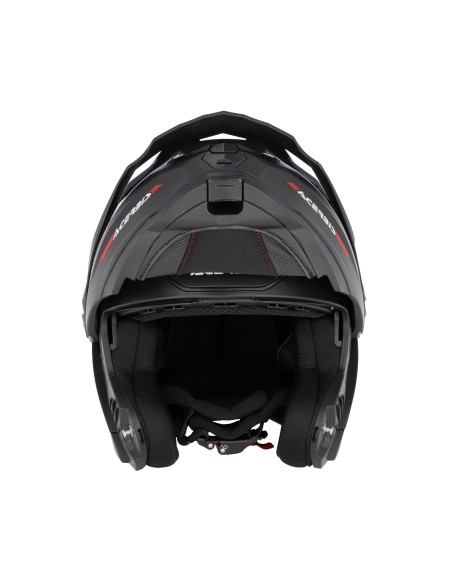 casco modular acerbis rider color negro mate 0026576 091