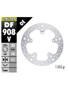 disco de freno trasero bmw r 1300 gs df908v