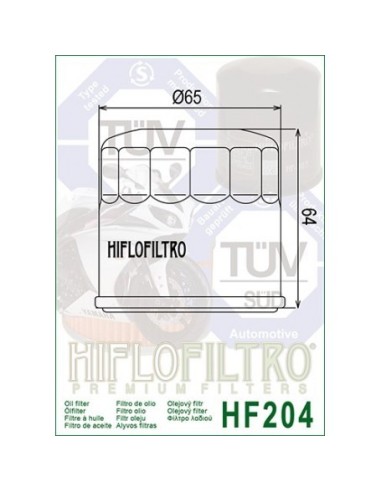 filtro de aceite hf 204 hiflofiltro