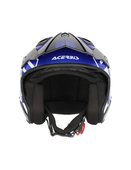 casco acerbis jet aria graphic sport 22 06 negro y azul mate 0026602 295