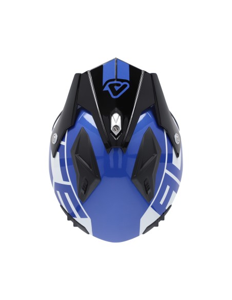 casco acerbis jet aria graphic sport 22 06 negro y azul mate 0026602 295