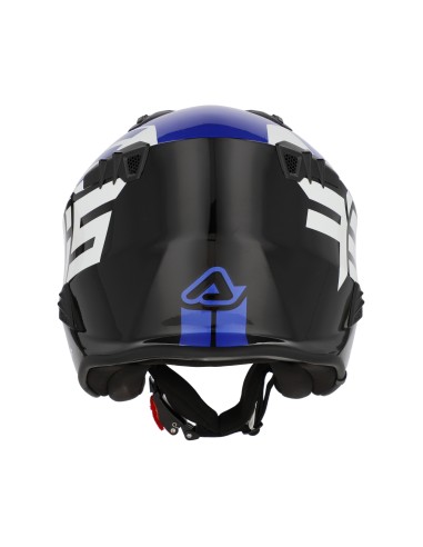 casco acerbis jet aria graphic sport 22 06 negro y azul mate 0026602 295