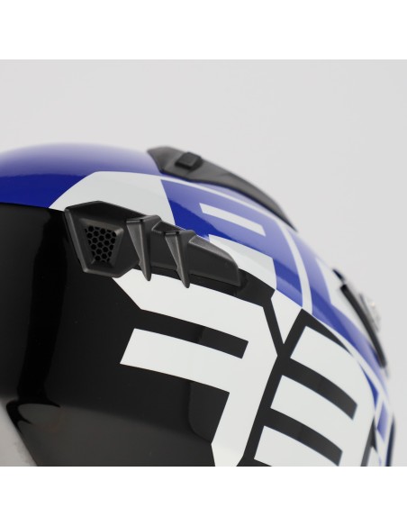 casco acerbis jet aria graphic sport 22 06 negro y azul mate 0026602 295