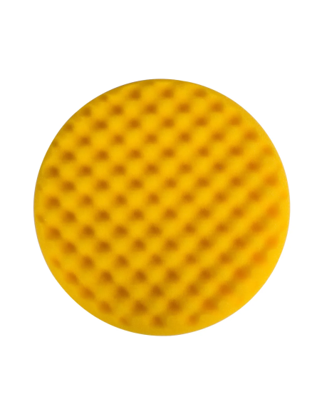 Tampn Espuma Pulido 150mm Amarillo Ondul, 2Ud