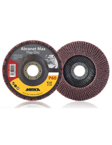 Abranet Max Flap disc T29 125mm ALOX 80