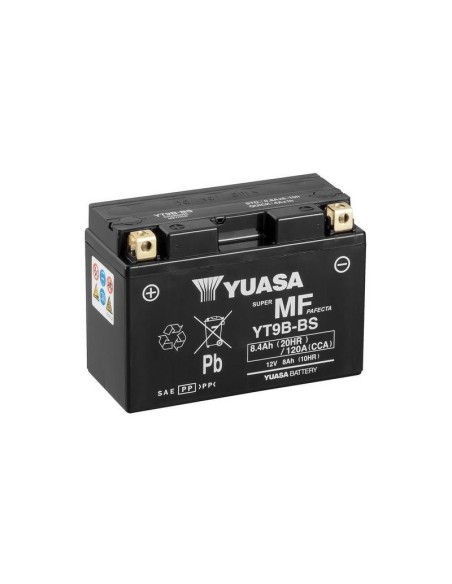 Batería para motocicleta Yuasa YT9B-BS MF 9.5Ah 12