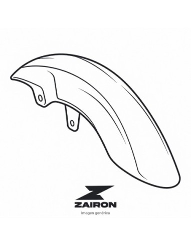 guardabarros trasero zairon zs9