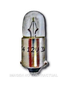 Lámpara Hert posición/tablero Tubular control 12V 4W