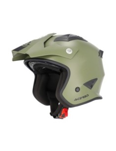 CASCO JET ARIA 2206 Verde Militar 0025055582062 | Motoauto