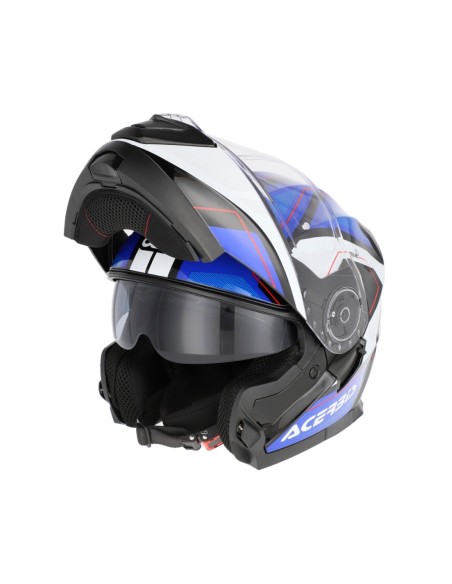 CASCO SEREL 2206 azul y blanco 0025201245061 | Motoauto