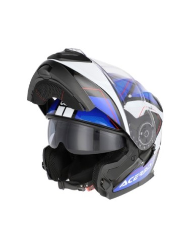 CASCO SEREL 2206 azul y blanco 0025201245062 | Motoauto