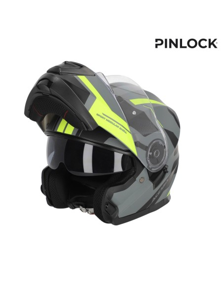 Casco Serel 2206 Negro Amarillo 0025201444064 | Motoauto